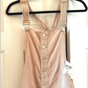 Forever 21 Pink Overall Dress